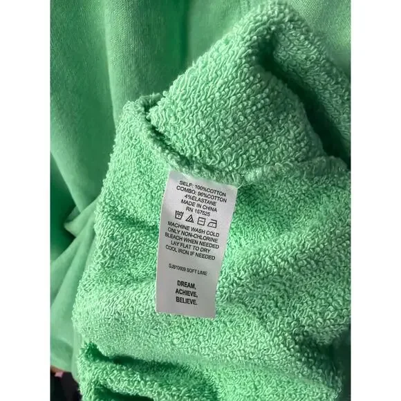 Sincerely Jules Bandier Mint Crewneck Sweatshirt Cozy Athleisure M - Picture 5 of 7